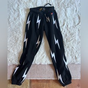 Aviator Nation lightning bolt sweatpants